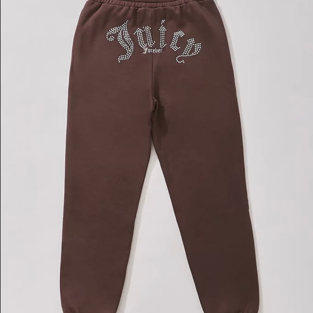 Juicy Couture x Forever 21 Brown Rhinestone Joggers